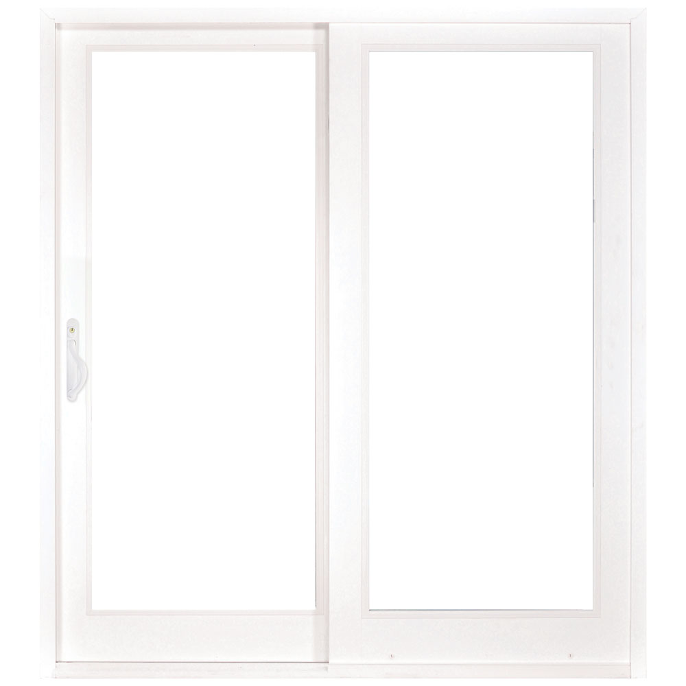 Clear glass, full-height panels, uninterrupted